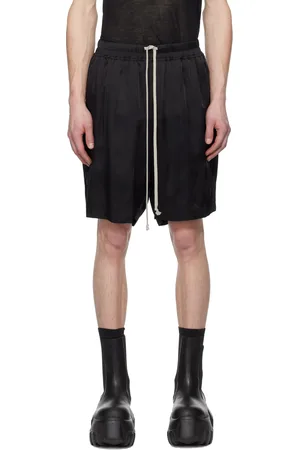 Rick Owens Black Hollywood Boxers Shorts