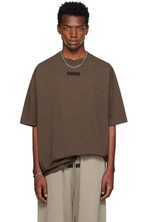 FEAR OF GOD Brown Crewneck T-Shirt