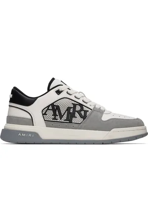 AMIRI Gray & White Classic Low Sneakers