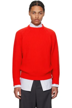 Bally Red Merino Wool Sweater