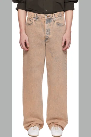 DRIES VAN NOTEN Pink Dyed Jeans