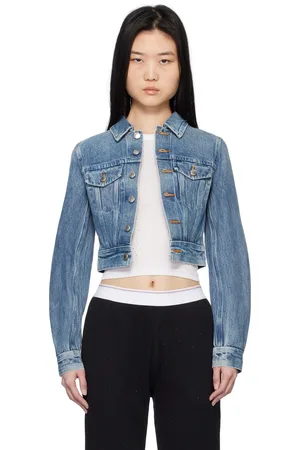 Alexander Wang Blue Trucker Denim Jacket
