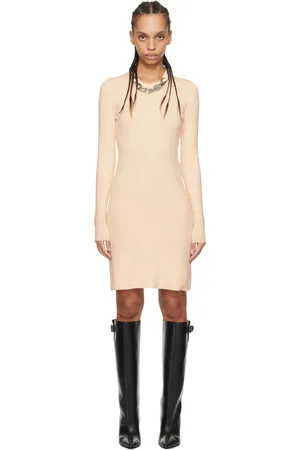 Paco rabanne Off-White Knitted Minidress