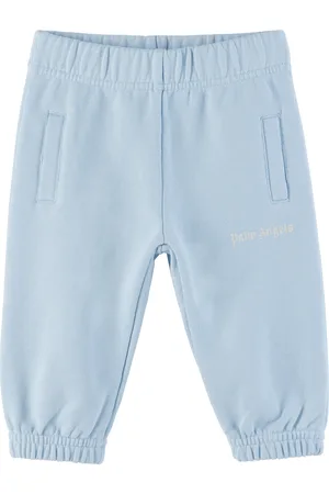 Palm Angels Baby Blue Logo Sweatpants