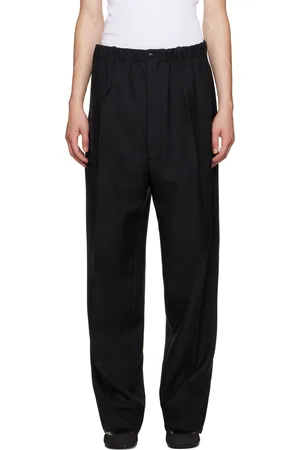 Random Identities Black Pleated Trousers