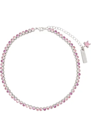 Collina Strada Silver Brass Tennis Necklace