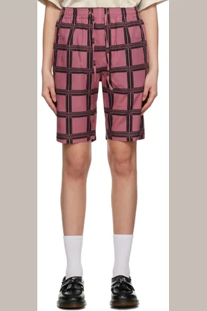 Pins & Needles Red Check Shorts