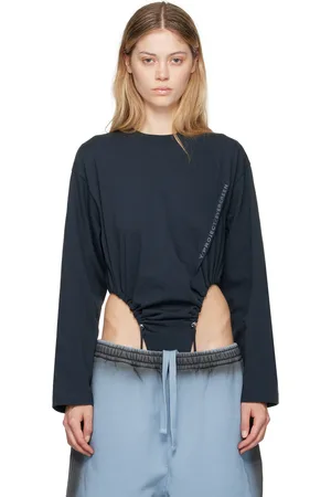 Y / PROJECT Black Pinched Logo Bodysuit