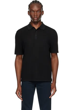 RAG&BONE Black Harvey Polo