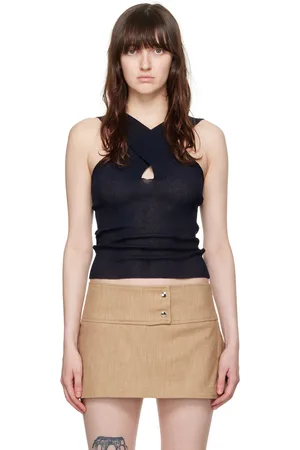 Paloma Wool Navy Saric Top