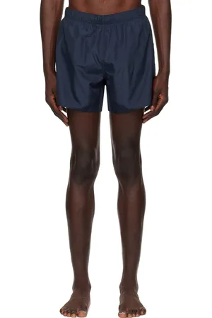 Courrèges Navy Elasticized Swim Shorts