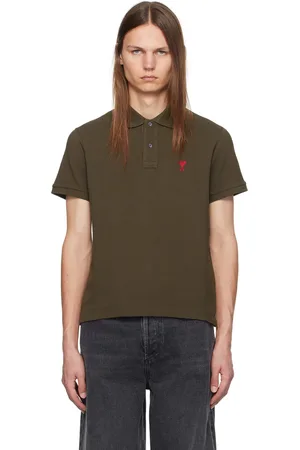 Ami Brown Ami de Coeur Polo