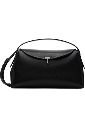 Totême Black T-Lock Bag