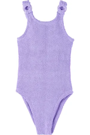 Hunza G Kids Purple Domino Swimsuit