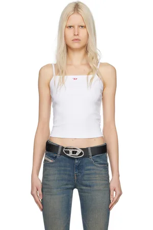 Diesel White T-Hop-D Tank Top