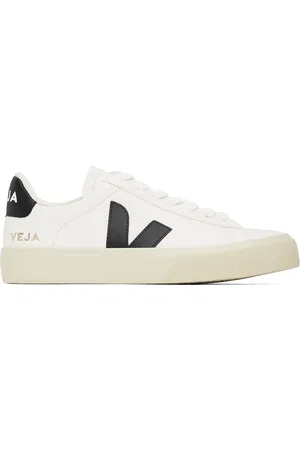 Veja White Campo Leather Sneakers