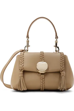 Chloé Taupe Penelope Mini Soft Bag