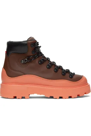 Moncler 8 Moncler Palm Angels Burgundy Peka Trek Boots