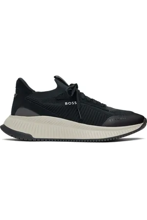 HUGO BOSS Navy TTNM Evo Knitted Sneakers