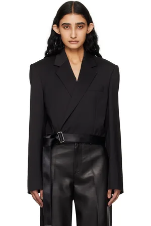 Helmut Lang Black Wrap Blazer