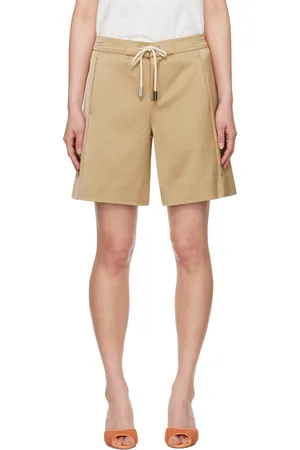Staud Tan Mendoza Shorts