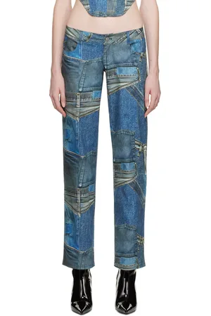 Miaou Blue Atlas Trousers