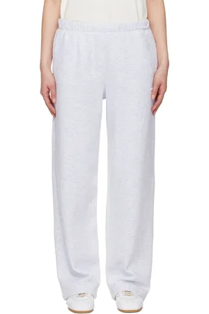 SKIMS Gray Cotton Fleece Classic Straight Leg Sweatpants
