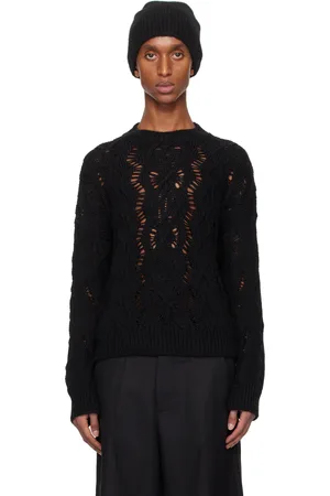 OUR LEGACY Black Cable Sonar Sweater