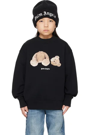 Palm Angels Kids Black Bear Sweatshirt