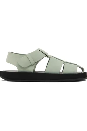 The Row Kids Gray Fisherman Sandals