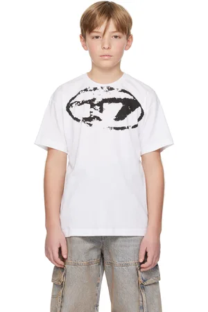 Diesel Kids White Tboxtn14 Over T-shirt