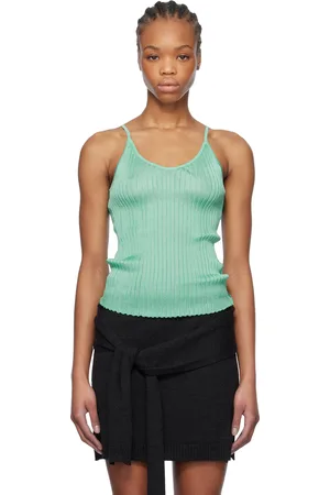 MARYAM NASSIR ZADEH Blue Blanca Tank Top