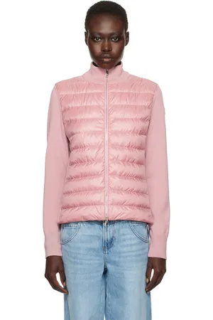 Moncler Pink Padded Wool Down Jacket