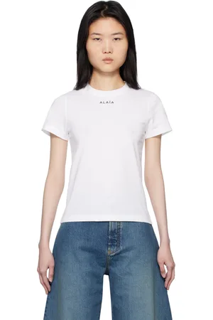Alaïa White Classic Cotton T-shirt