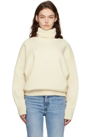 Totême Off-White Double-Knit Turtleneck