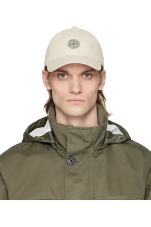 Stone Island Off-White Ripstop Cotton Cap