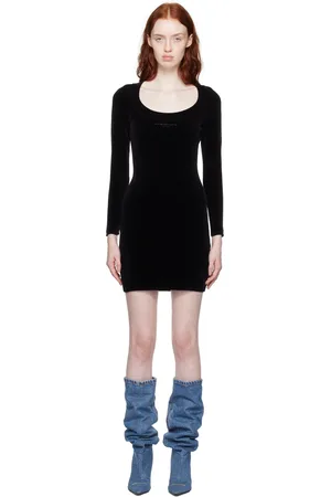 Alexander Wang Black Bonded Minidress