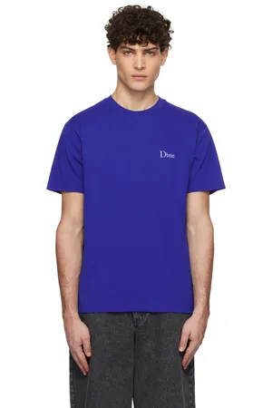 DIME Blue Classic Small Logo T-shirt