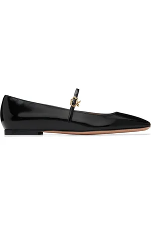 Gianvito Rossi Black Christina 05 Ballerina Flats