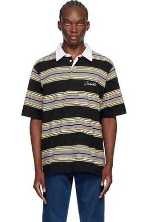 Carhartt Black & Yellow Gaines Rugby Polo