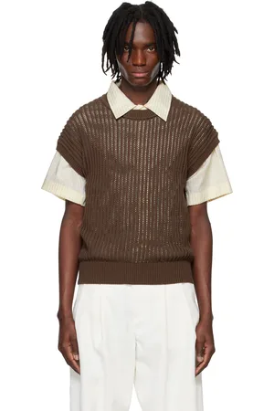 SYSTEM Cap Sleeve Knit T-shirt