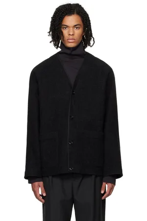 LEMAIRE Black Raglan Liner Jacket