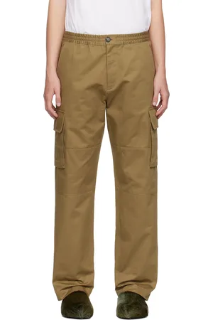 Marni Khaki Gabardine Cargo Pants