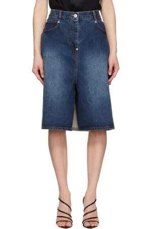 pushBUTTON Blue Hybrid Regular Skort