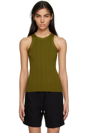 Totême Green Seamless Tank Top