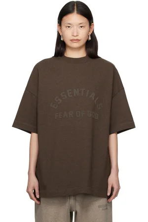 FEAR OF GOD Brown Bonded T-Shirt