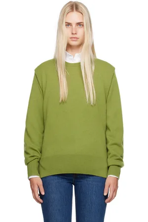 Totême Green Crewneck Sweater
