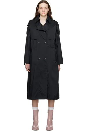 Moncler Black Deva Trench Coat