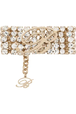 BLUMARINE Gold Rhinestone Bracelet