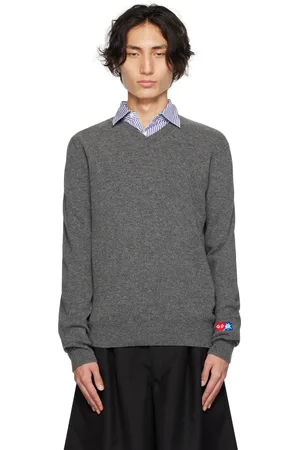 Comme des Garçons Gray Invader Edition Sweater